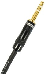 Audio2000’s C06003P2 2-Pack 3ft XLR Female to Gold-Plated 1/4″ TRS Cables-New