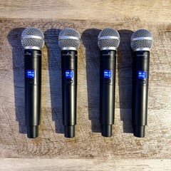 MicroKing | Wireless 4-Microphone Fixed Frequency System | 400ft Range | MK240-1