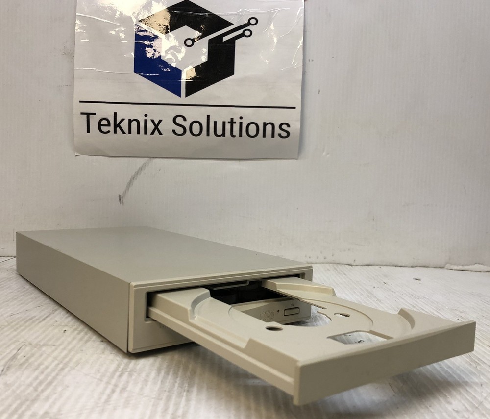UNBRANDED SCSI EXTERNAL CD ROM DRIVE TESTED WORKING STEEL BODY USED NO CABLES