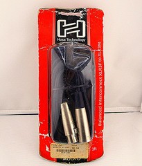 HOSA TECHNOLOGY XLR CABLE 3ft male to female shielded connectors, Pro Audio NEW!
