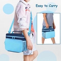 LoDrid Travel Carrying Case Compatible with YOTO 8.2 x 6 x 7.4 inches, Blue