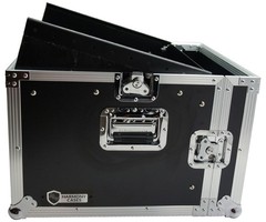 Harmony Case HCM6U DJ Pro Audio 10U Slant Top 8U Vertical Mixer Rack Case New