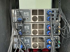 D&B Audiotechnik Amp Rack Package With (3) D12 , Distro, Cables #1008/1054 THS
