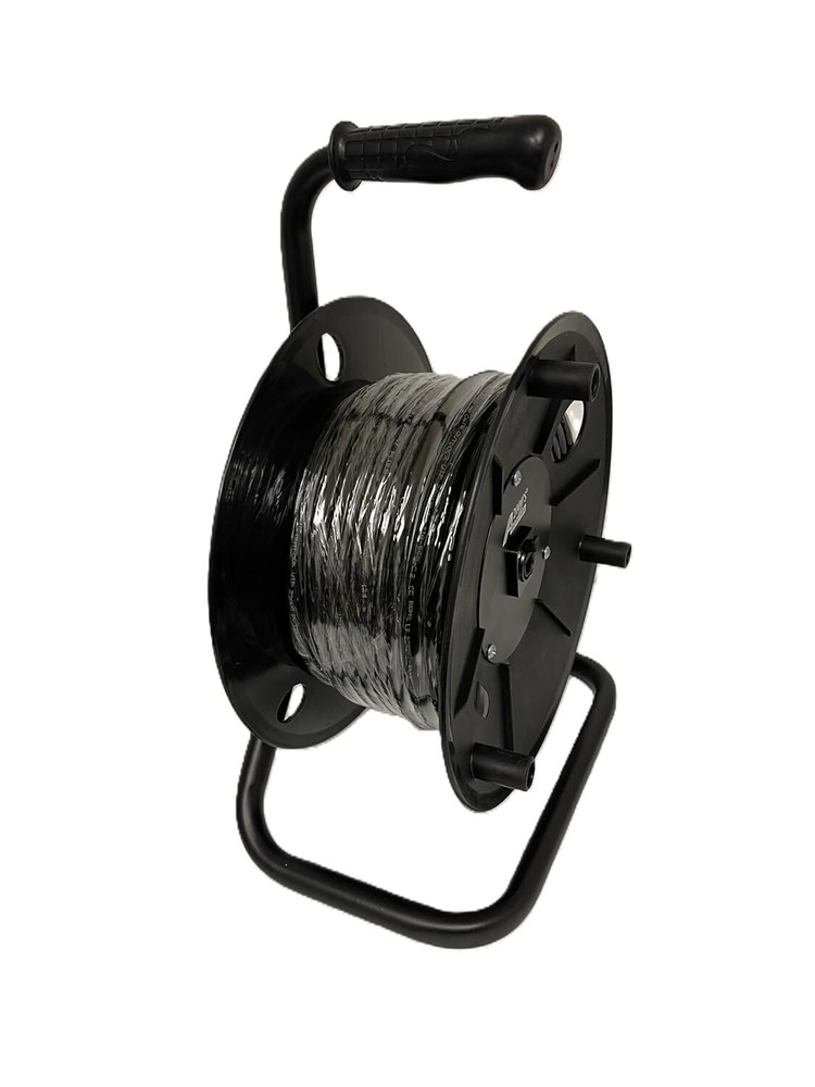 110′ CAT E50110B Tactical Cat6e Cable on Reel + 15′ Ethercon Compatible RJ45 UTP