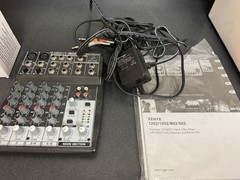 Behringer XENYX 802 Premium 8 Channel Audio Mixer 2 Bus Mixer w/Mic Preamps-NEW