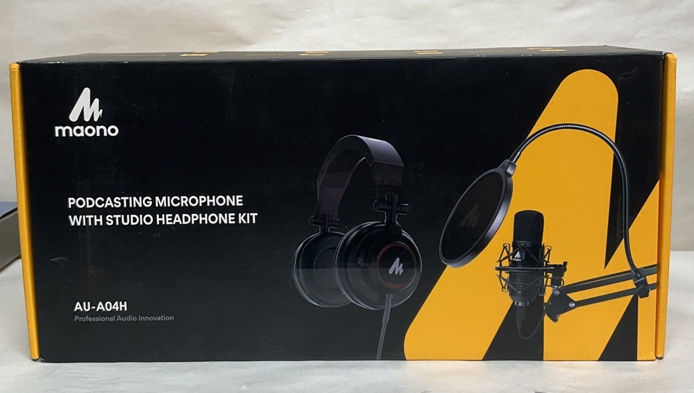 MAONO XLR/USB Condenser Microphone: 192kHz/24Bit PC Computer Podcast A04 Gen 2