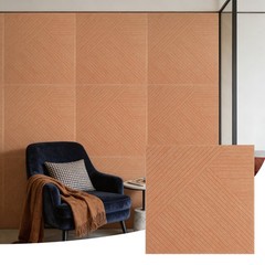 6-Pack Acoustic Panels 72×48 inches, Decorative Acoustic Panels, Self-Adhesive