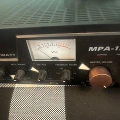 Radio Shack Optimus MPA-125 Mono Pa mixer Amplifier 100 Watts Rackmount