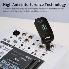 JOYO Wireless in Ear Monitor System 2.4G IEM with Black