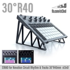 STAND for Novation Circuit Rhythm & Tracks – 30° – Raised (by 40mm)