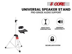 5Core Speaker Stand Tripod Tall Adjustable 72 Inch DJ Studio Monitor Stands Pole