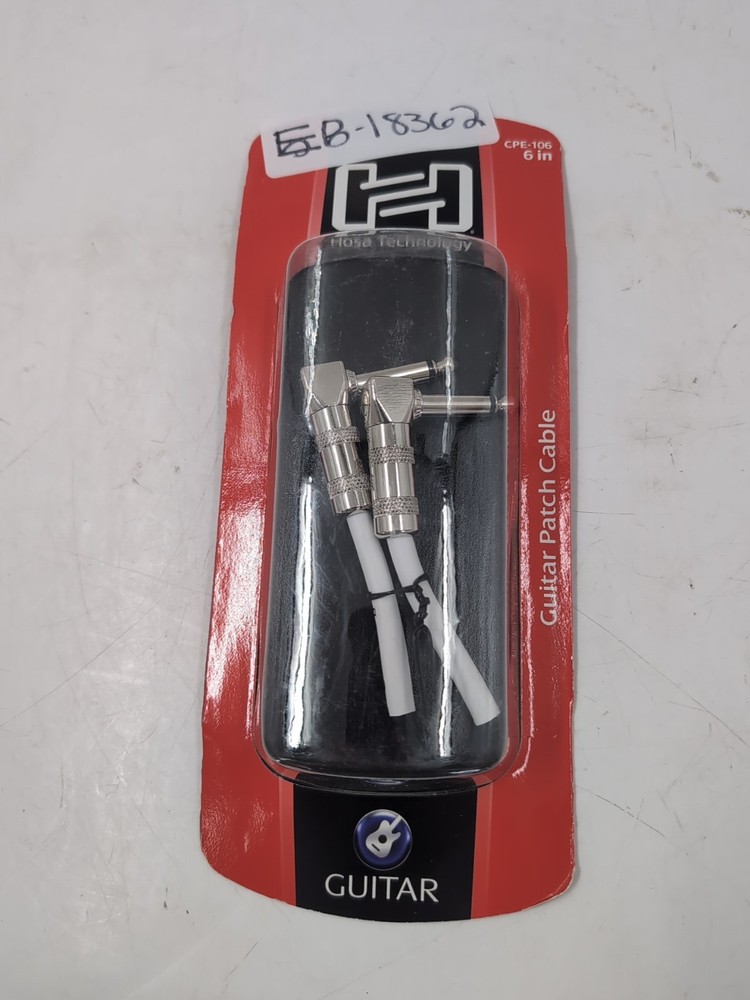 Hosa CPE-106 6IN 1/4″ Angled Pedal Patch Cable – EB-18362 –