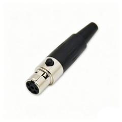 2Pcs TA5F 5 Pin Mini XLR Female Audio Connector Mic Adapter Tini Q-G