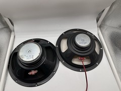 Pair of 8” 3 Ohm 30W Speaker Drivers OEM Tested Working Paper Cone