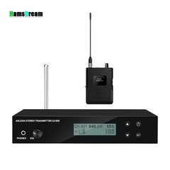 640-676MHz Transmitter+Receiver Kit Stereo Wireless In-Ear System for Stage
