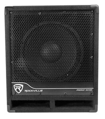 New Rockville RBG10S 10″ 1200w Powered Subwoofer Sub For Church Sound Systems