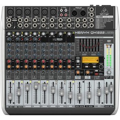 Behringer Xenyx QX1222USB Premium 16-Input 2/2-Bus Mixer – SKU#2077883