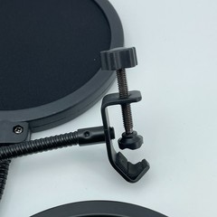 Microphone Pop Filter Set Studio Recording Windscreen Clamp Mount 6in Lot 4