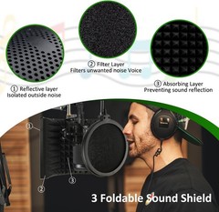 Ultimate Microphone Isolation Shield with Lifetime & Easy Installation