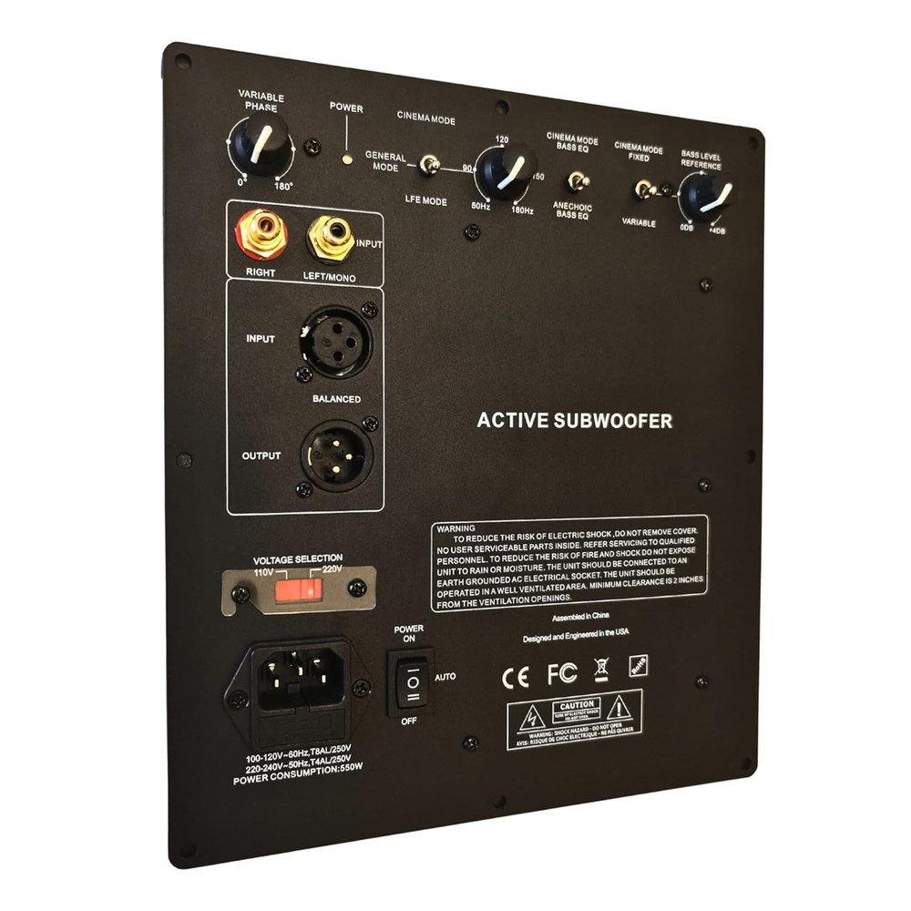 350W Class-D Subwoofer Plate Amplifier – High Performance Amp Board Module for S