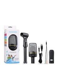 Excelvan Condenser Microphone Black SF-920 3.5mm Desktop Microphone