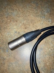 3 foot Canare L-4E6S Star Quad Neutrik male XLR to Amphenol TRS Cable