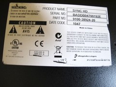 Avid Pro Tools Sync HD Master Clock – Late model Dark Gray 9100-38924-20