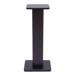 28″ 1 Pair Bookshelf Speaker Stands Surround Sound Home Theater Black Walnut PVC