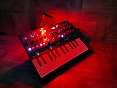 25º Stand with LED Light for Arturia MicroFREAK Synthesizer – Color BLACK – USA