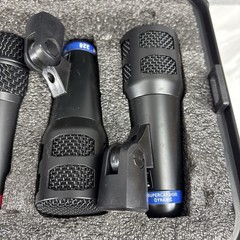 Peavey PVM DMS-4 Drum Microphone 4pc Set w/ Case & Clamps