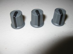 Knobs for electronics – various colors