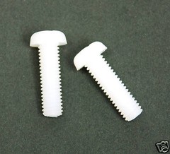 100pc Nylon Plastic Machine Screw PF-640N M6x40x1 M6x40 6×40 Pitch 1mm M6 KSS *