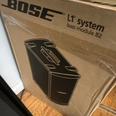 Bose L1 System Bass Module B2 Subwoofer Black Rectangle Speaker Audio Equipment
