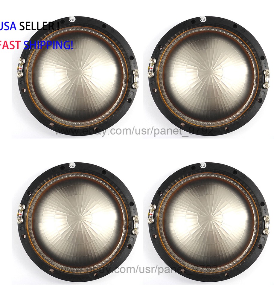 4pcs Diaphragm for JBL 2445 2445J 2440J 2446H 8 ohm Aluminium Wire US SHIP