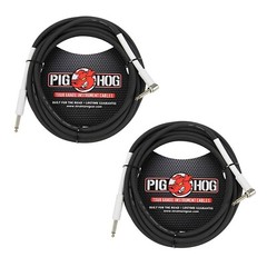 Pig HOG 18.6′ Feet High Performance Instrument Cable Black (Straight-Angled),…