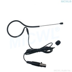 MiCWL Headset Microphone for Shure ULX SLX PGX QLX Wireless Beige Black optional