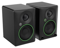 Pair Mackie CR3.5 3.5″ Powered Studio Monitors w/ Tone Control+Desktop Stands