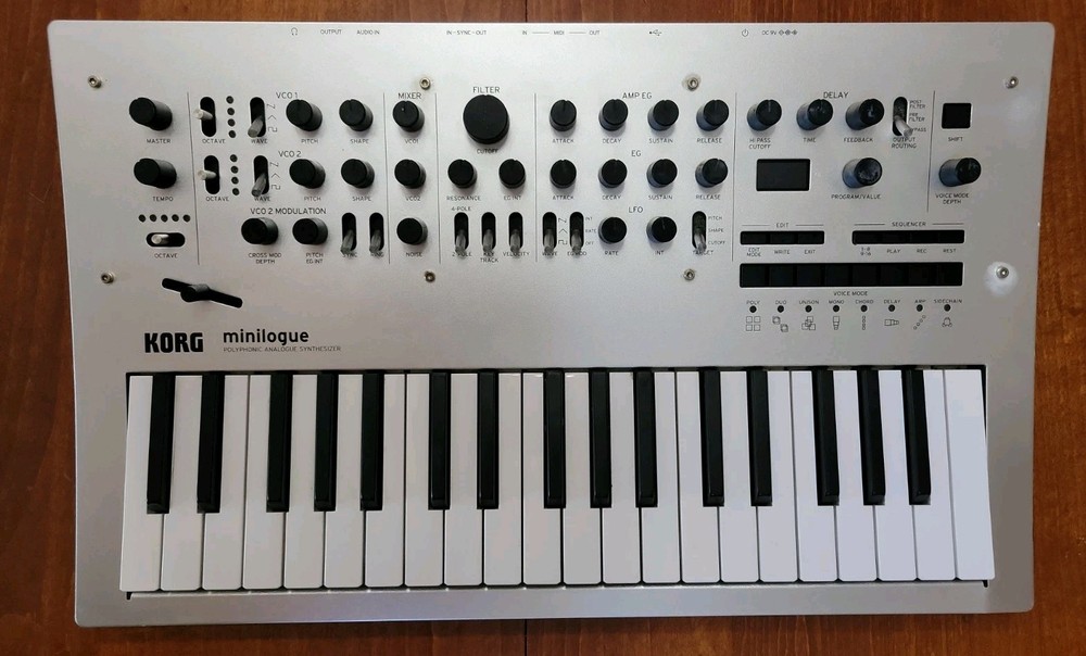 Korg Minilogue 4-Voice Polyphonic Analog Synthesizer Mostly Tested *Please Read*