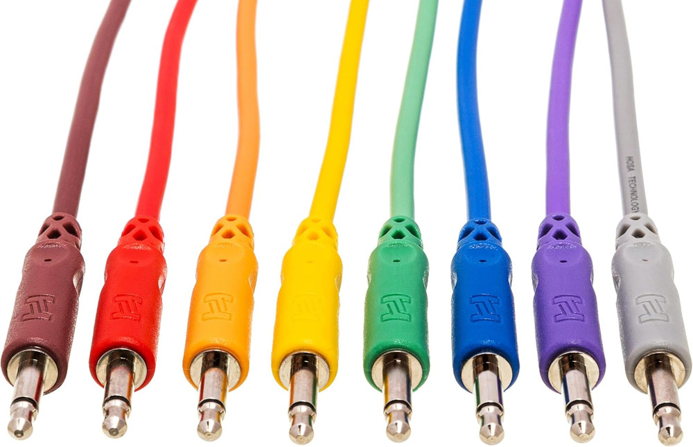 CMM-845 Unbalanced Patch Cables, 3.5 Mm TS to Same, 1.5 Feet