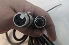 Pair 15′ LIVE WIRE Essential Microphone Cables 15 foot Each GREAT SHAPE