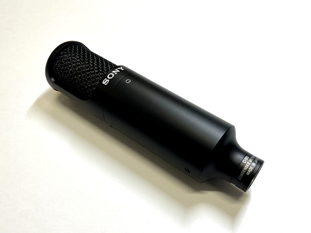 SONY C-80 Condenser Microphone w/Case Fast Shipping New NEW