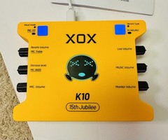 XOX K10 S1 SET Live Streaming Audio Interface Mixer + Mic & Stand