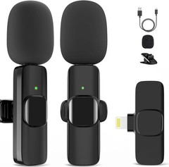 Rechargeable Wireless Lavalier Mic for Content Creators – Perfect for TikTok