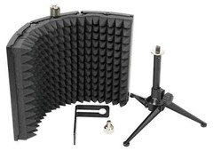 Rockville RockShield 1 Studio Microphone Isolation Shield w/Sound Dampening Foam
