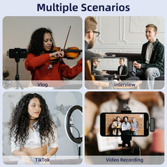 Wireless Lavalier Microphone for Iphone Android Phone – USB Type C Mini Micropho