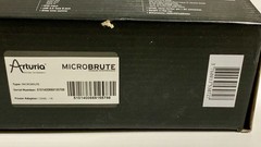 In-Box Arturia MicroBrute 25-Key Analog Synthesizer W/ Cables, Manual & More