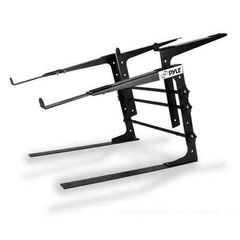 Pyle PLPTS38 Universal Laptop Stand Sound Equipment DJ Mixing Workstation