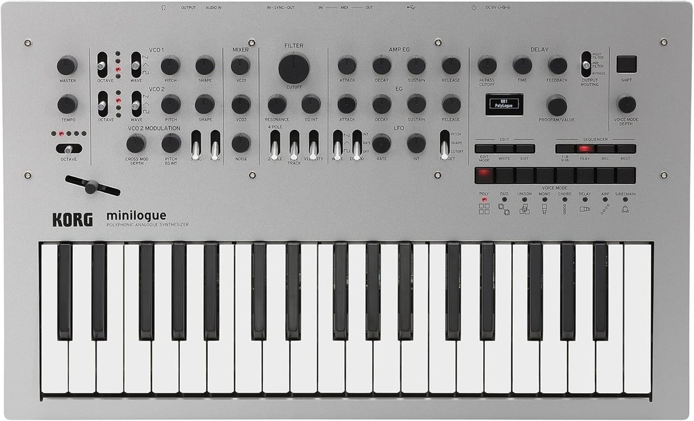 KORG Polyphonic analog Synthesizer minilogue 37-keys New