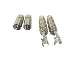 Switchcraft 121 1/4in Female Mono Cable Connector, Set of 2 – NOS, Free Shipping