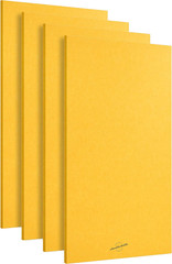 Acoustic Panels, 4 Pack ROOM KIT, Large, 46″ X 23″, Yellow